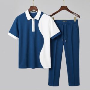 Men’s Two-Piece Polo & Jogger Set