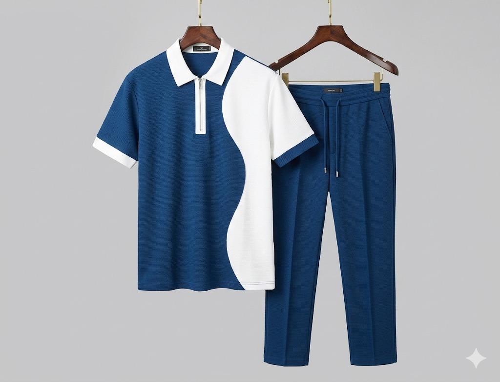Men’s Two-Piece Polo & Jogger Set